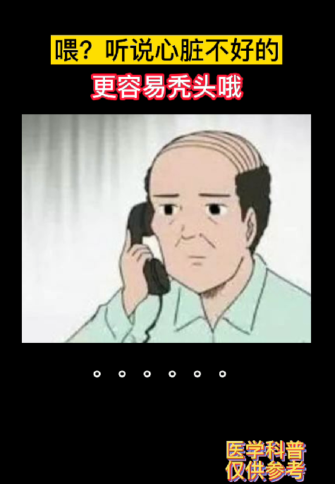 秃头与心脏病